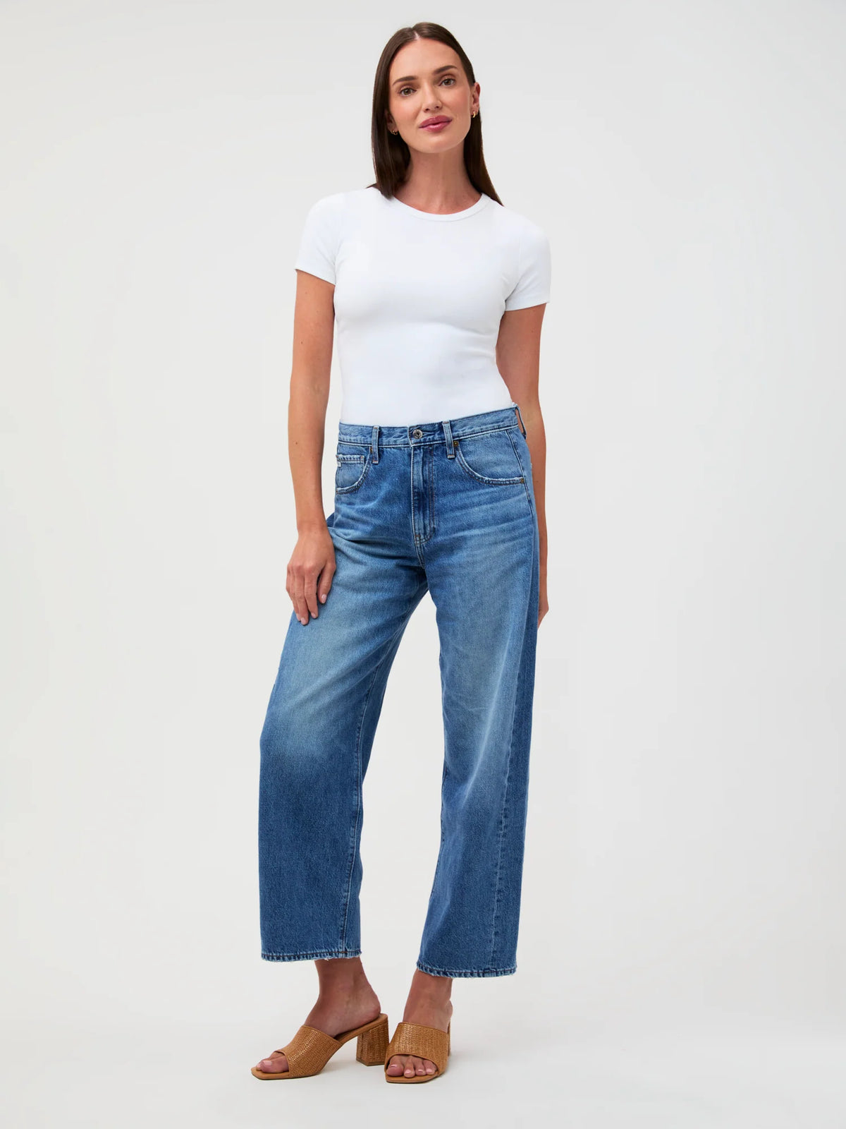 White Ribbed Tee 2-Pack